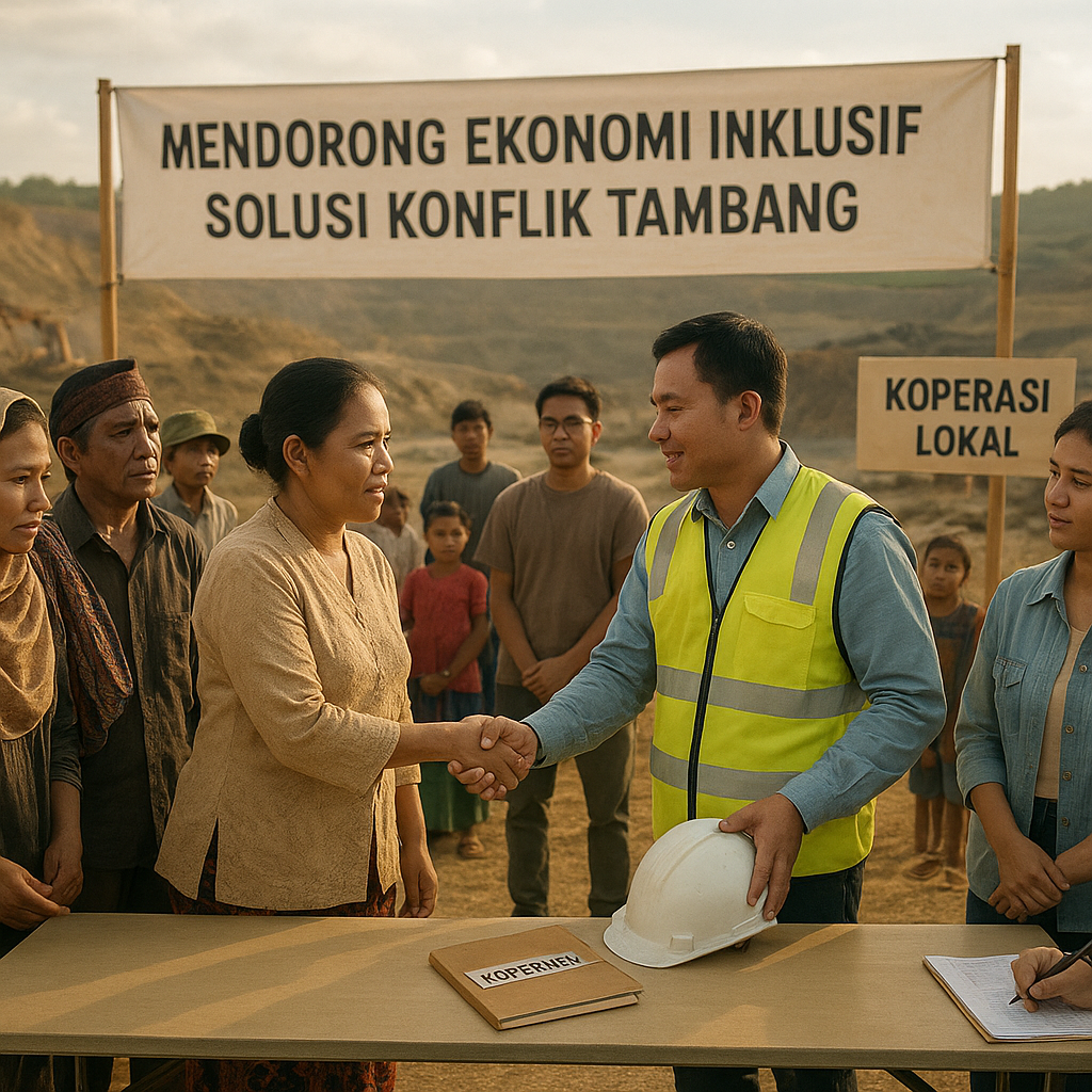 Mendorong Ekonomi Inklusif Sebagai Solusi Konflik Horizontal di Kawasan Tambang