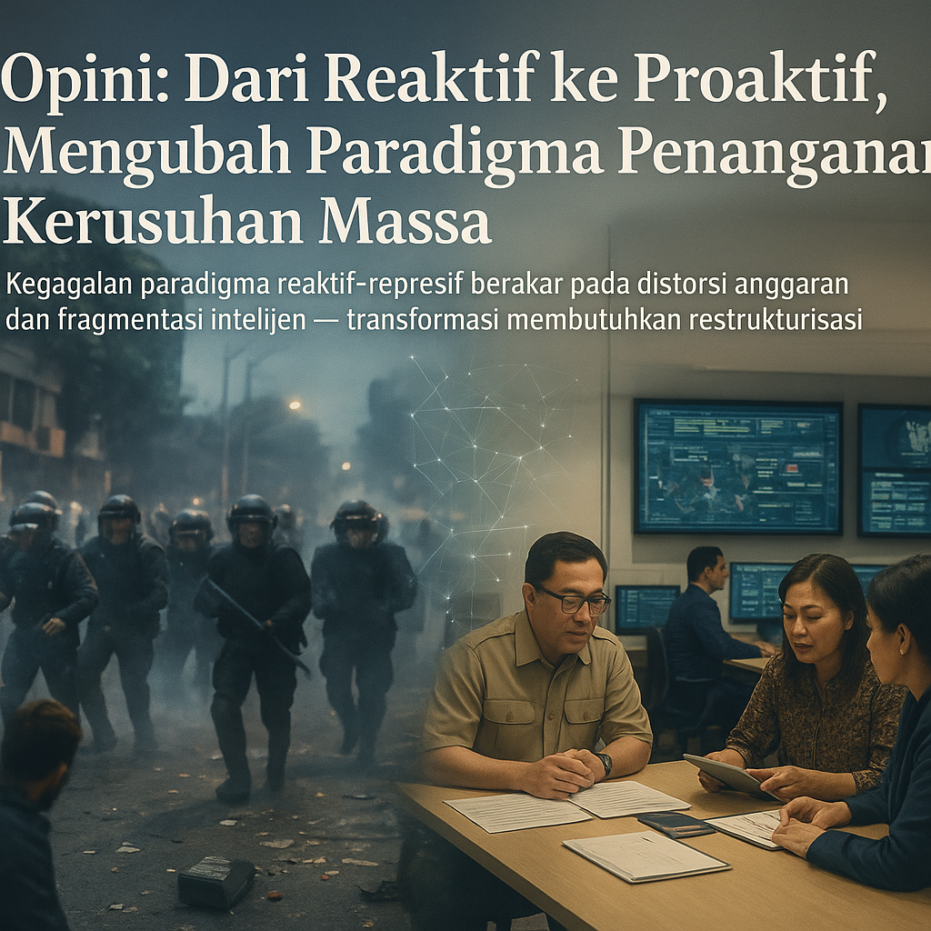 Opini: Dari Reaktif ke Proaktif, Mengubah Paradigma Penanganan Kerusuhan Massa