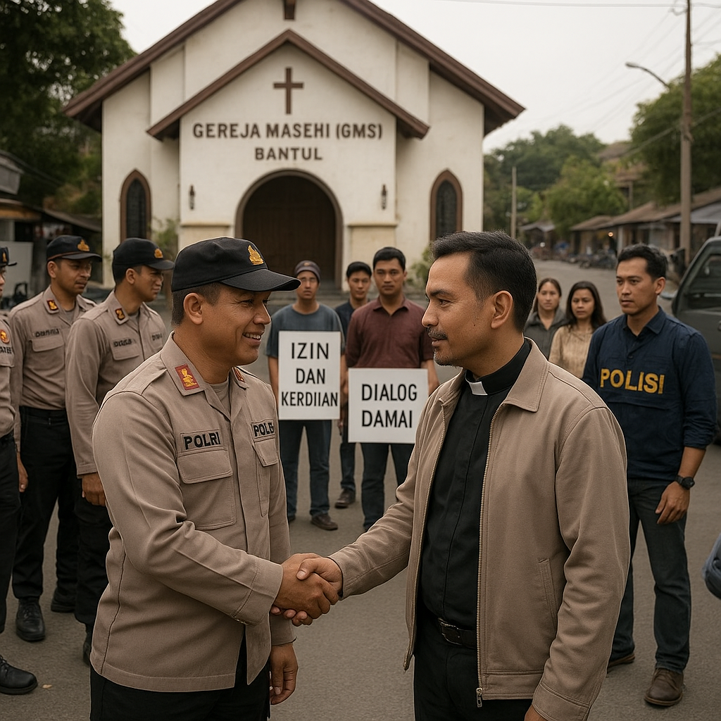 Polda DIY Mediasi Keributan Misa GMS Bantul, Situasi Kini Kondusif
