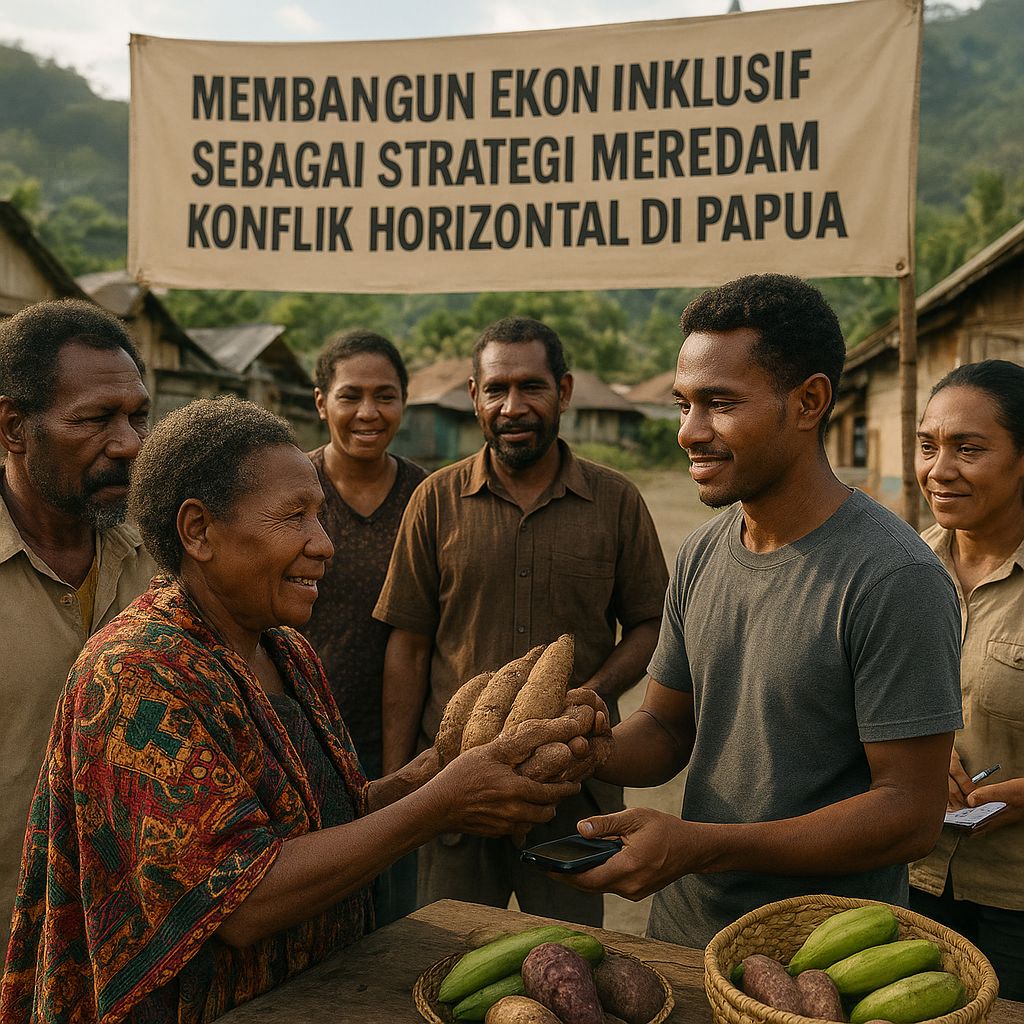 Membangun Ekonomi Inklusif sebagai Strategi Meredam Konflik Horizontal di Papua