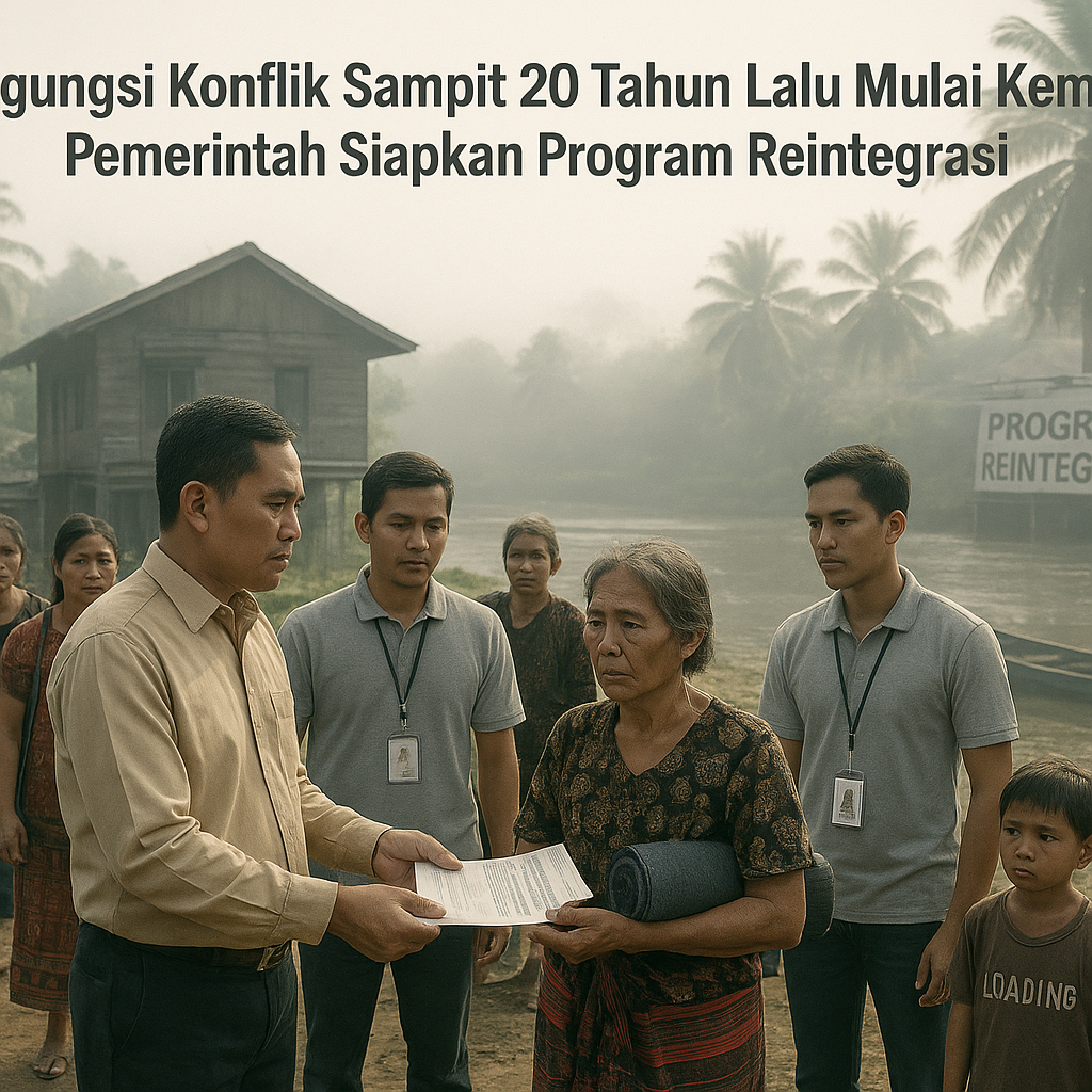 Pengungsi Konflik Sampit 20 Tahun Lalu Mulai Kembali, Pemerintah Siapkan Program Reintegrasi