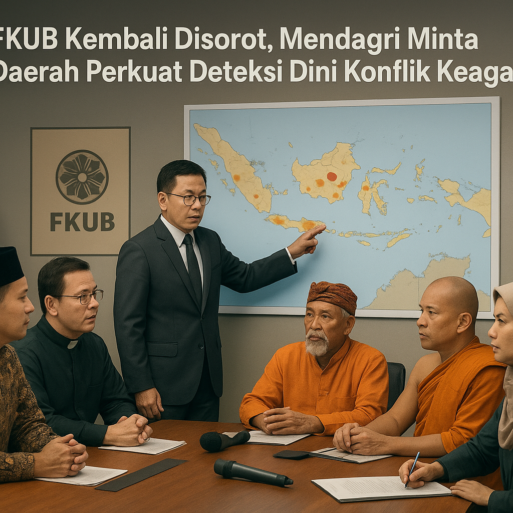 FKUB Kembali Disorot, Mendagri Minta Daerah Perkuat Deteksi Dini Konflik Keagamaan