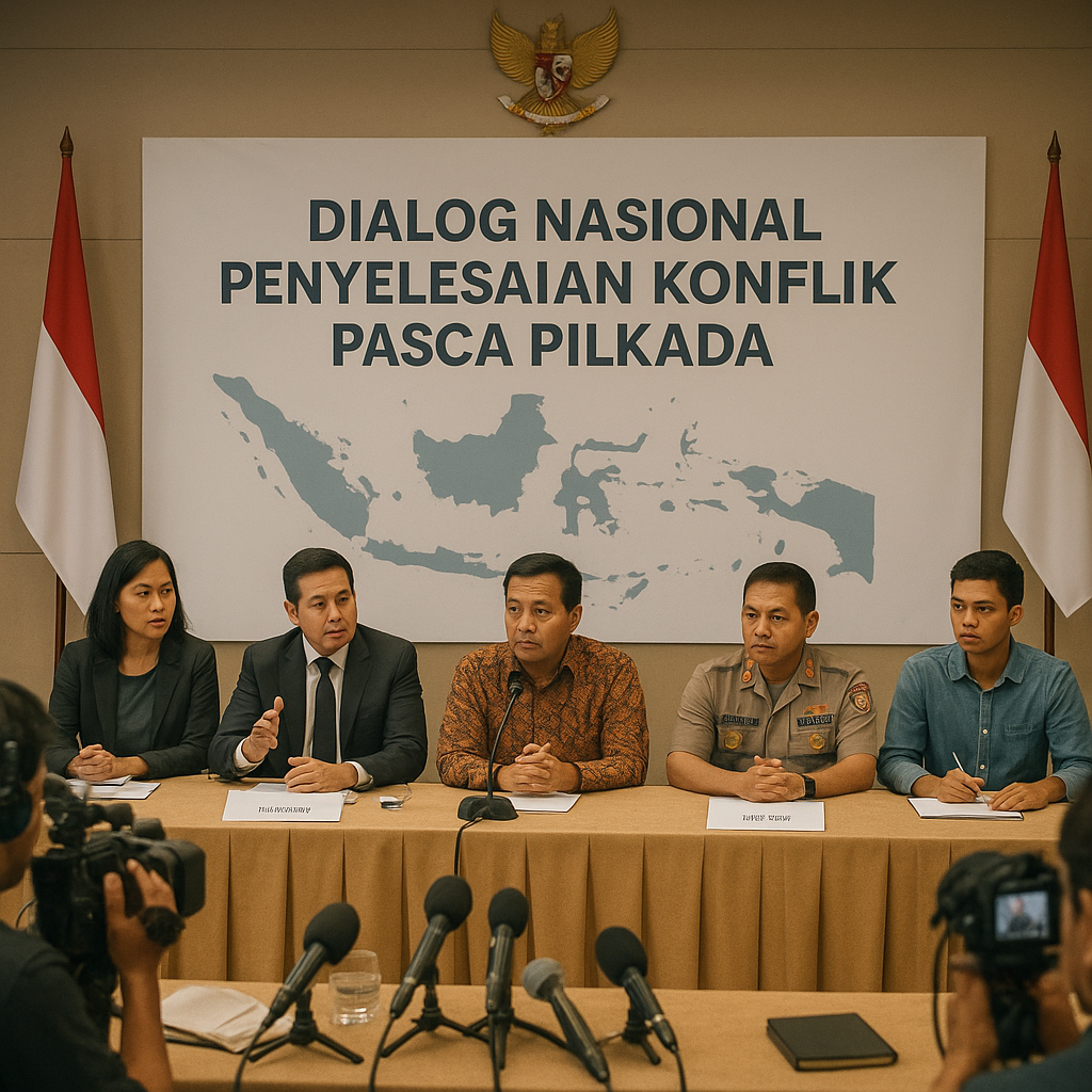 Inisiasi Dialog Nasional Penyelesaian Konflik Pasca Pilkada di 5 Daerah Rawan
