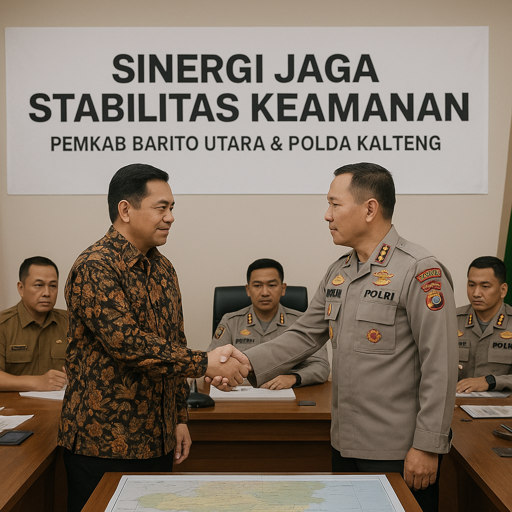 Pemkab Barito Utara dan Polda Kalteng Perkuat Sinergi Jaga Stabilitas Keamanan