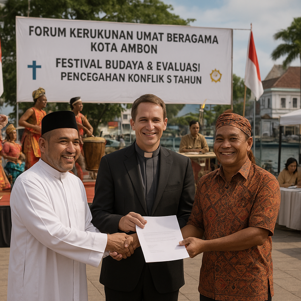 Forum Kerukunan Umat Beragama Kota Ambon Gelar Festival Budaya, Evaluasi Pencegahan Konflik 5 Tahun Terakhir