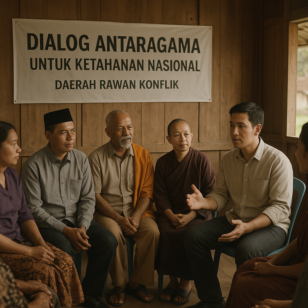 Strategi Ketahanan Nasional Melalui Penguatan Dialog Antaragama di Daerah Rawan Konflik