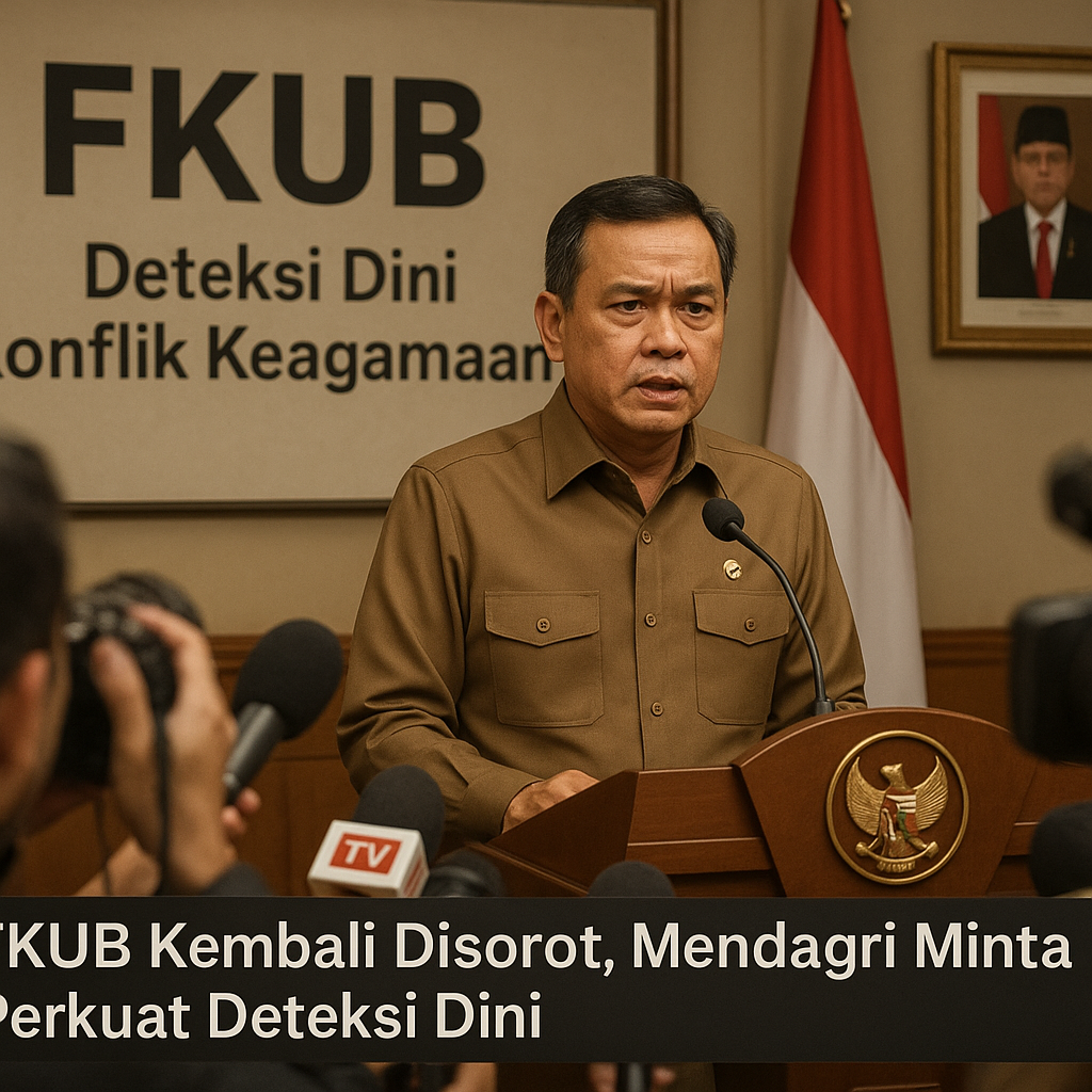 FKUB Kembali Disorot, Mendagri Minta Daerah Perkuat Deteksi Dini Konflik Keagamaan