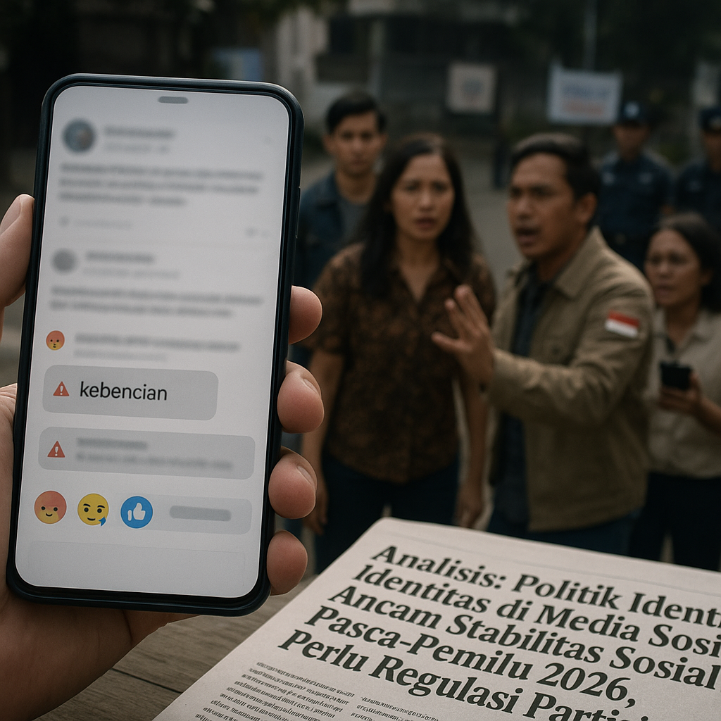 Analisis: Politik Identitas di Media Sosial Ancam Stabilitas Sosial Pasca-Pemilu 2026, Perlu Regulasi Partisipatif