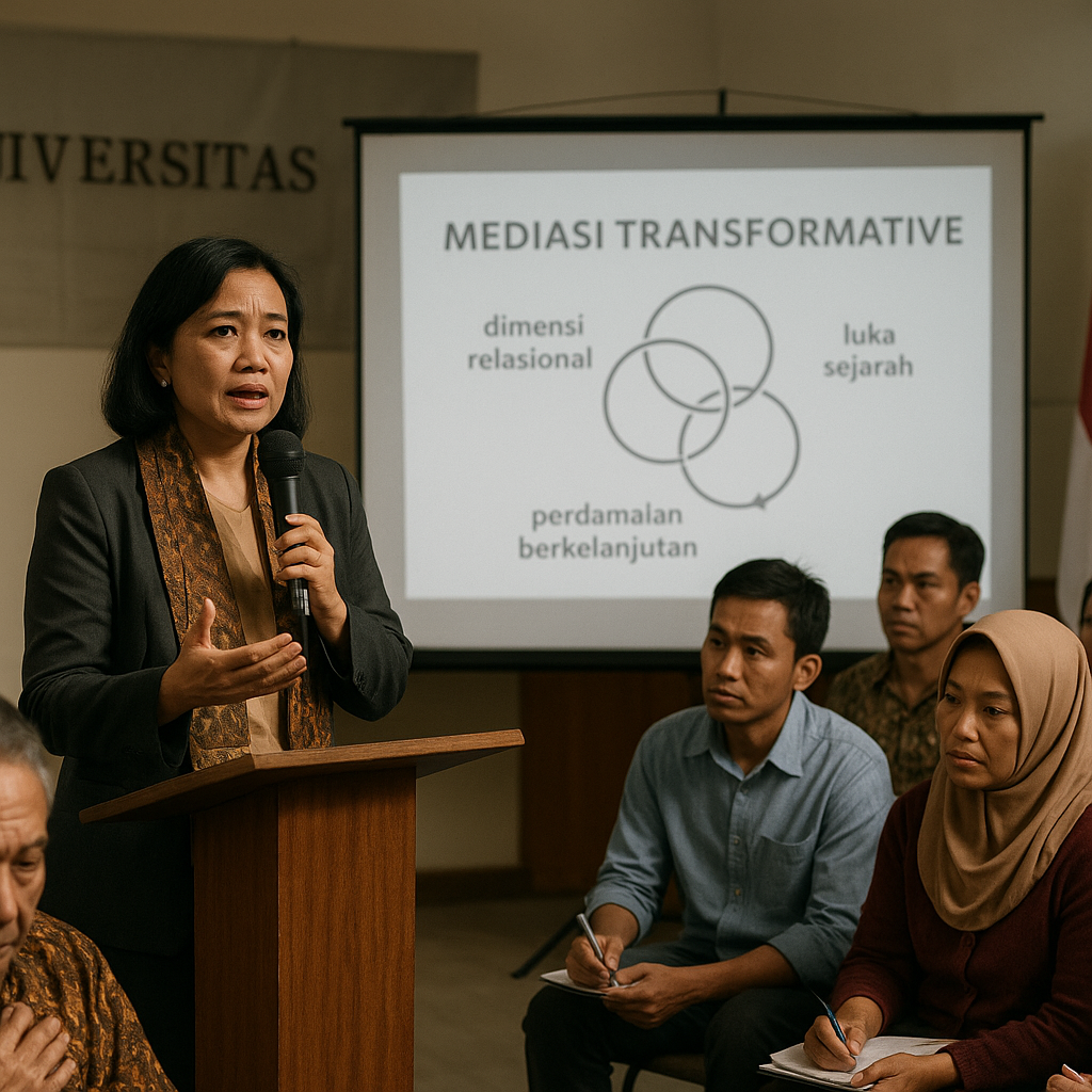 Akademisi UI Paparkan Model 'Mediasi Transformative' sebagai Alternatif Penyelesaian Konflik Komunal yang Berkelanjutan