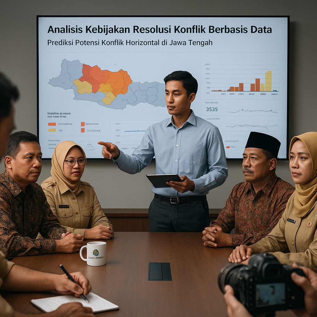 Analisis Kebijakan Resolusi Konflik Berbasis Data: Penggunaan AI untuk Prediksi Potensi Konflik Horizontal di Jawa Tengah