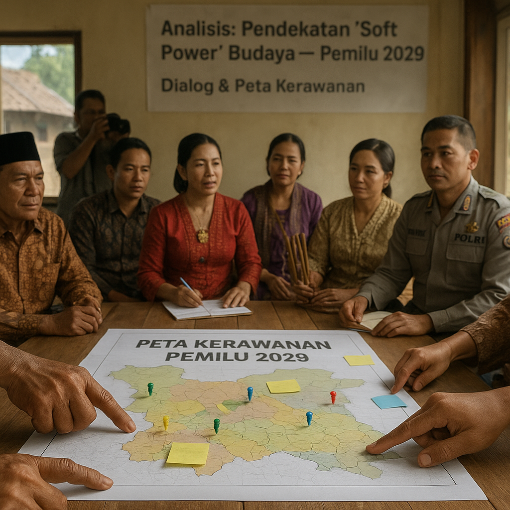 Analisis: Pendekatan 'Soft Power' Budaya dalam Meredam Potensi Konflik Pemilu 2029 di Daerah Rawan