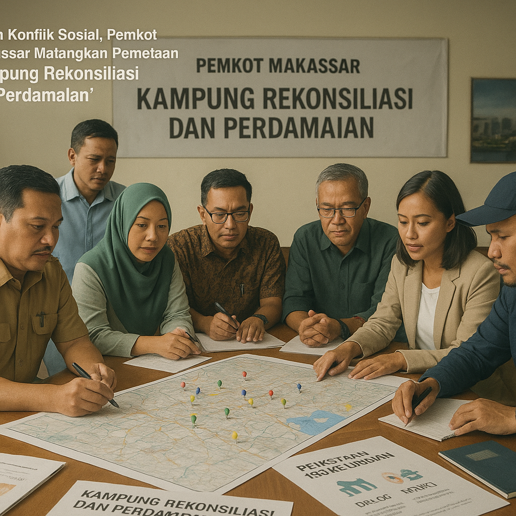 Cegah Konflik Sosial, Pemkot Makassar Matangkan Pemetaan 'Kampung Rekonsiliasi dan Perdamaian'