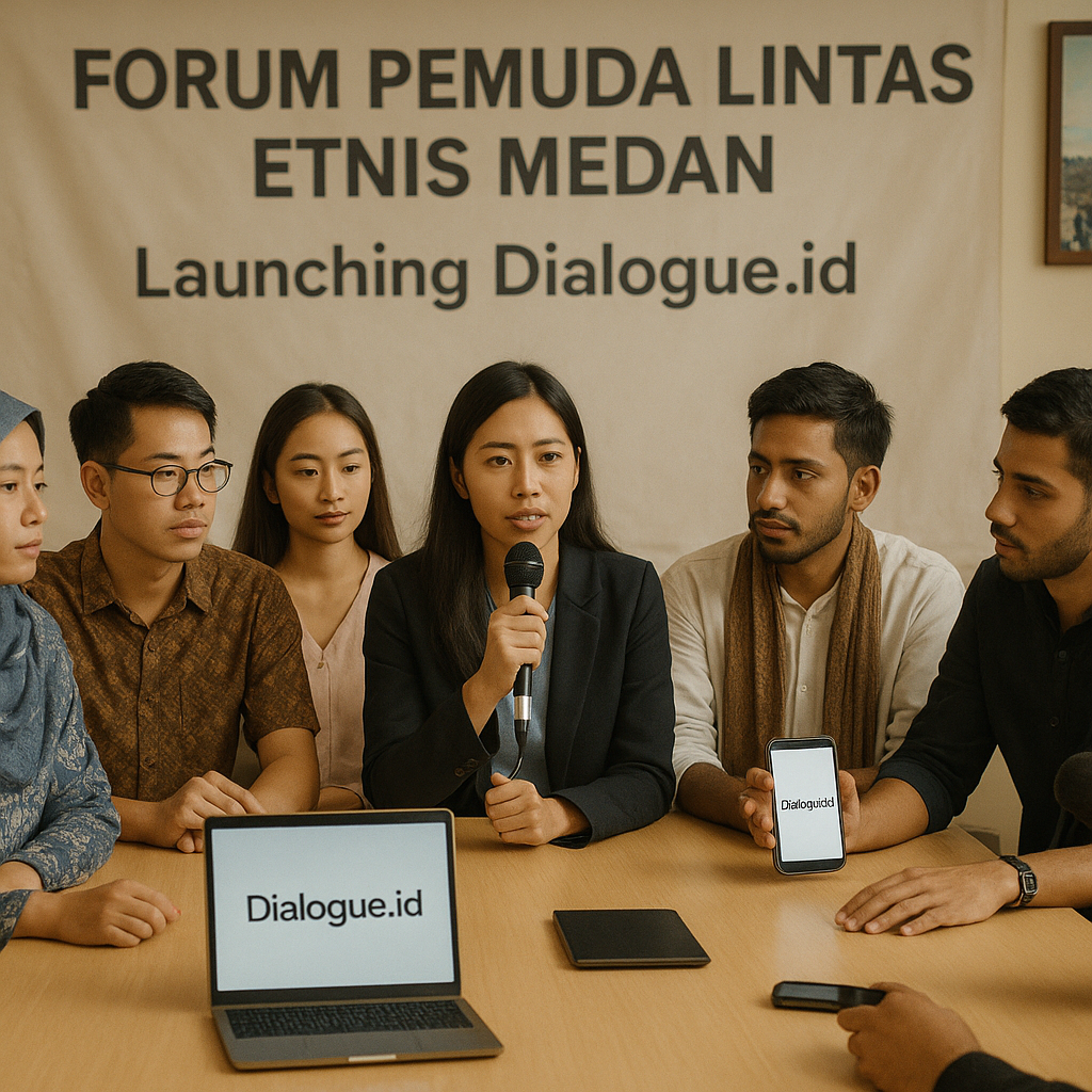 Forum Pemuda Lintas Etnis di Medan Luncurkan Platform Digital 'Dialogue.id' untuk Dekonstruksi Stereotip