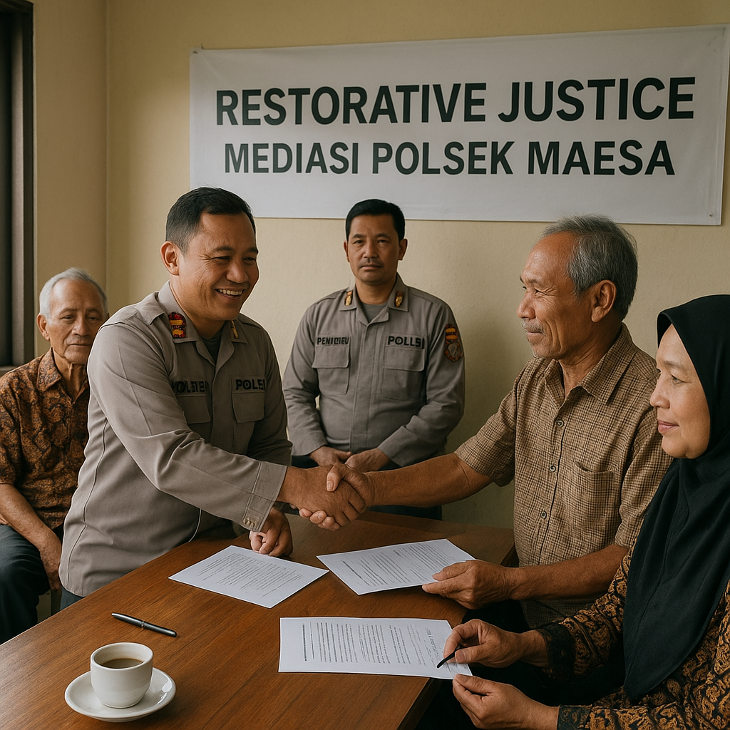 Redam Konflik Agraria, Polsek Maesa Kedepankan Restorative Justice dalam Sengketa Lahan di Wangurer Barat