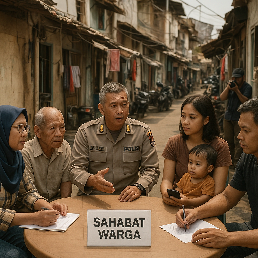 Polda Metro Jaya Luncurkan Program 'Sahabat Warga' untuk Mediasi Konflik Komunal di Permukiman Padat