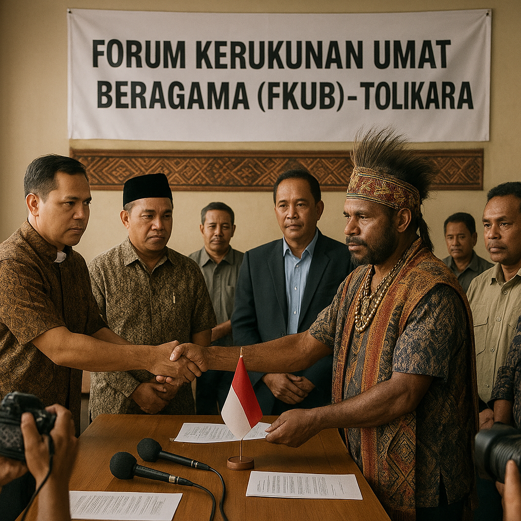 Forum Kerukunan Umat Beragama (FKUB) Kunci Damai di Tolikara Pasca Insiden 2025