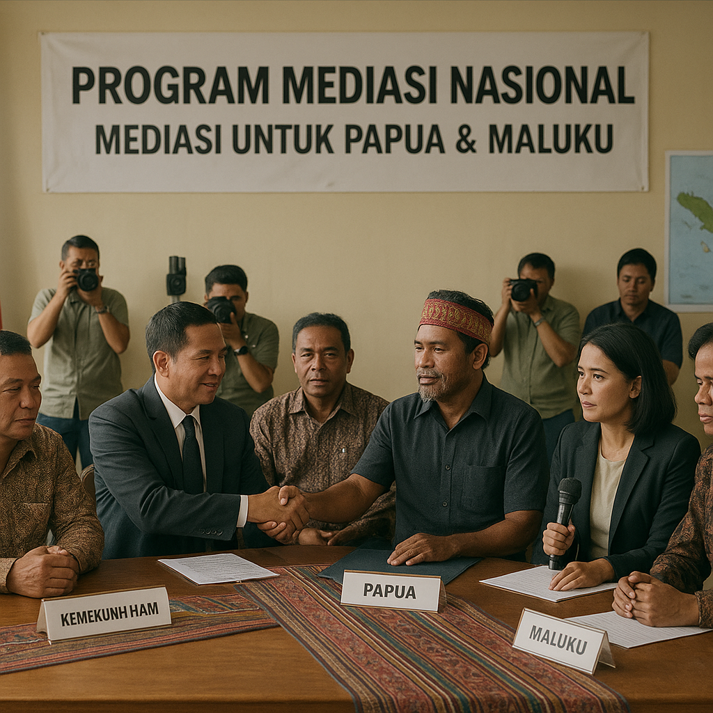 Pemerintah Canangkan Program Mediasi Nasional untuk Selesaikan Konflik Komunal di Papua dan Maluku