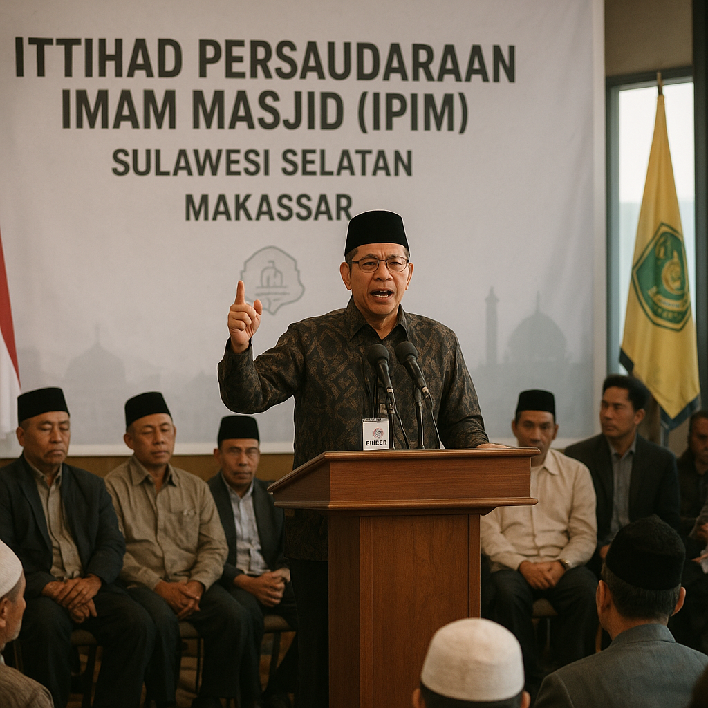 Menag Konsolidasikan Imam Masjid di Sulsel untuk Perkuat Peran Moderasi dan Perdamaian