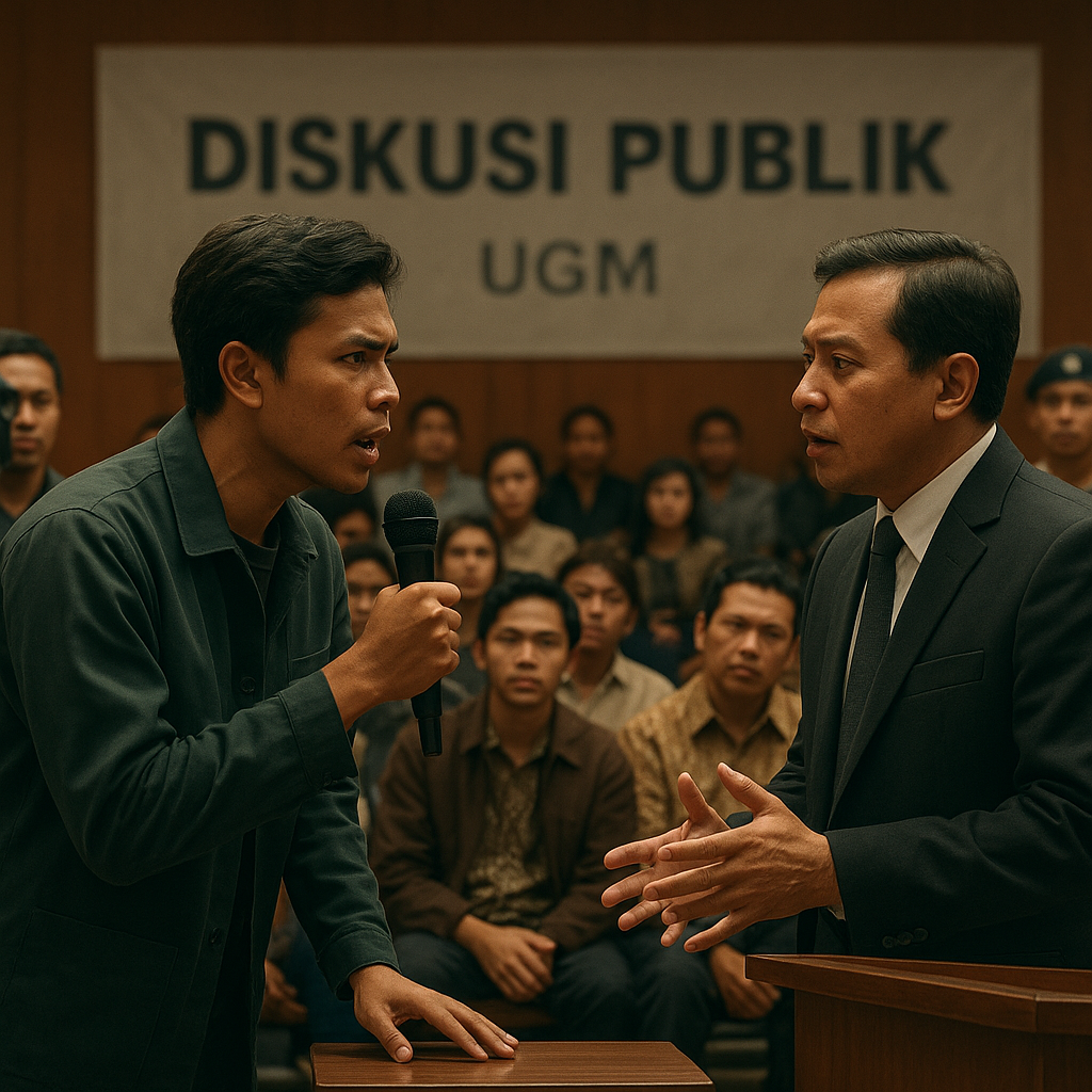 Ketegangan di Diskusi UGM: Refleksi atas Komunikasi Politik dan Ruang Dialog Publik