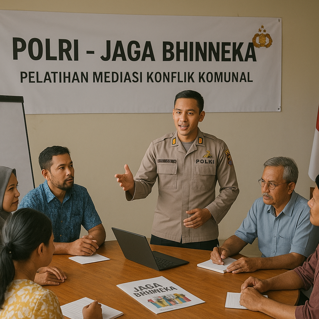 Polri Luncurkan Program "Jaga Bhinneka" untuk Tingkatkan Kapasitas Bhabinkamtibmas dalam Mediasi Konflik Komunal