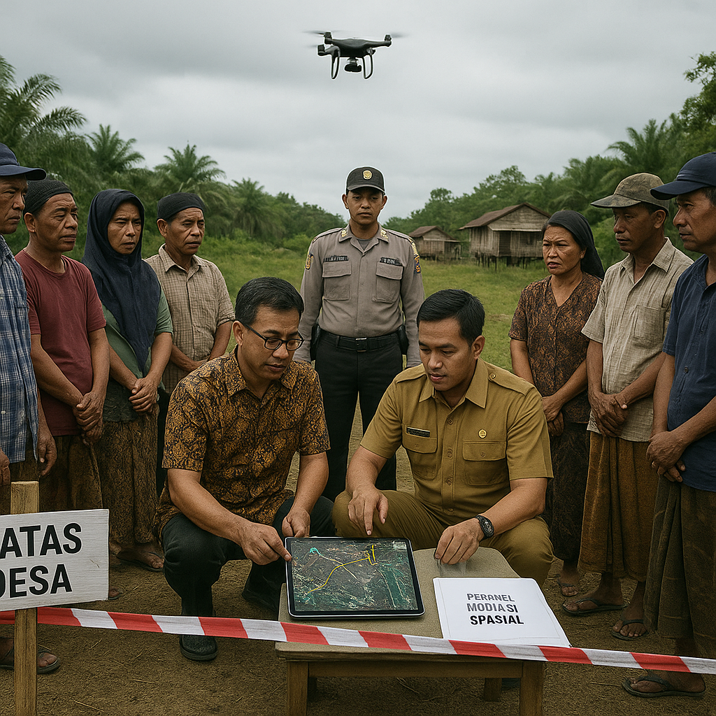 Konflik Batas Desa Picu Bentrok di Kalimantan Barat, Pemerintah Terbitkan Perpres Mediasi Berbasis Data Spasial