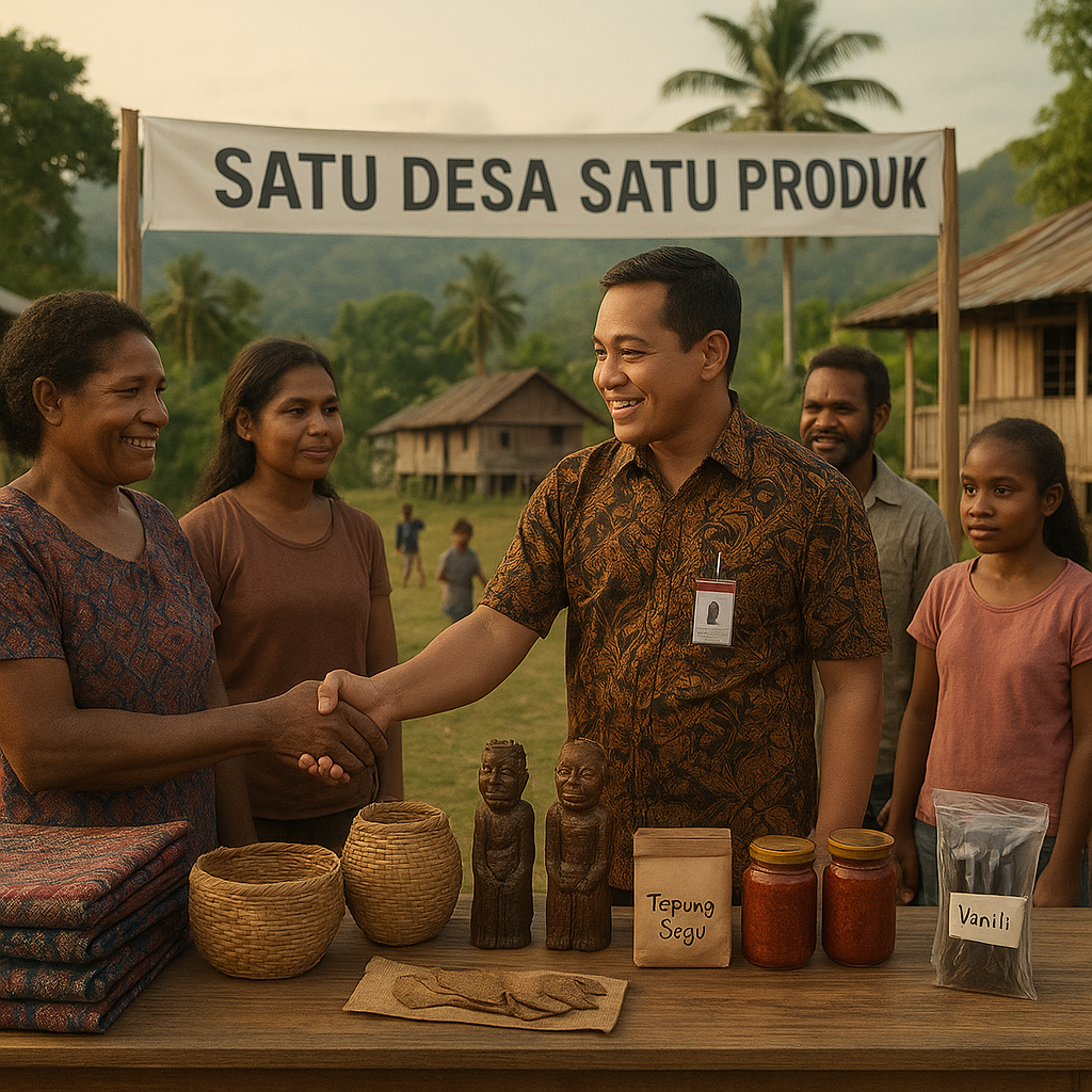 Ekonomi Inklusif Sebagai Pencegah Konflik: Program 'Satu Desa Satu Produk' di Daerah Rawan Papua