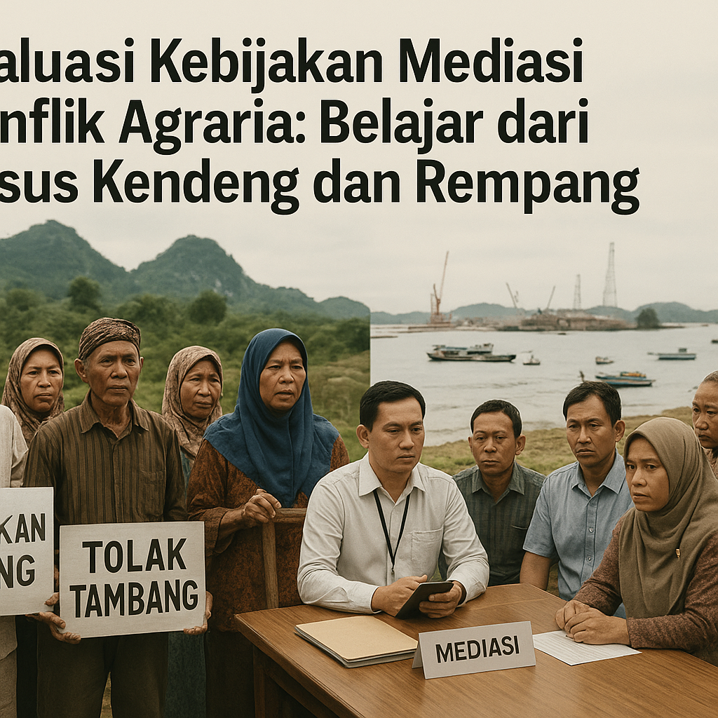 Evaluasi Kebijakan Mediasi Konflik Agraria: Belajar dari Kasus Kendeng dan Rempang