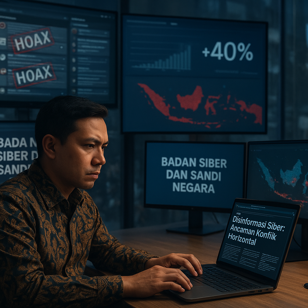 Peningkatan Ancaman Keamanan Siber sebagai Pemicu Konflik Horizontal: Analisis Badan Siber dan Sandi Negara
