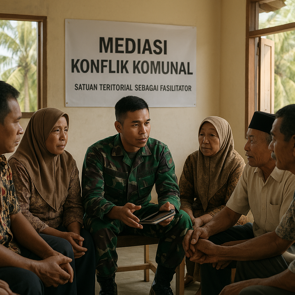 Strategi Baru TNI dalam Mediasi Konflik Komunal: Pelibatan Satuan Teritorial sebagai Fasilitator Dialog