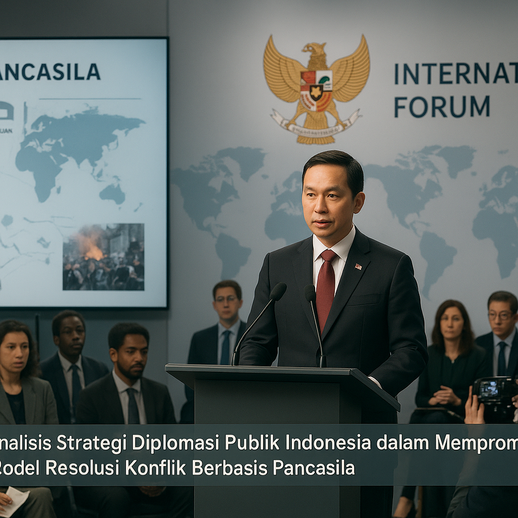 Analisis Strategi Diplomasi Publik Indonesia dalam Mempromosikan Model Resolusi Konflik Berbasis Pancasila di Forum Internasional