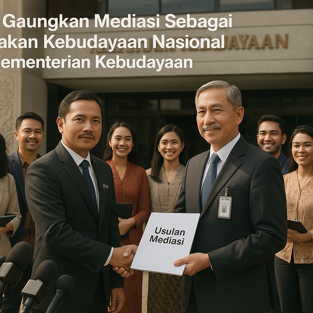 DSI Gaungkan Mediasi Sebagai Gerakan Kebudayaan Nasional ke Kementerian Kebudayaan