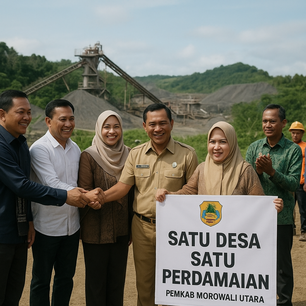 Pasca Konflik Tambang, Pemkab Morowali Utara Canangkan Program 'Satu Desa Satu Perdamaian'