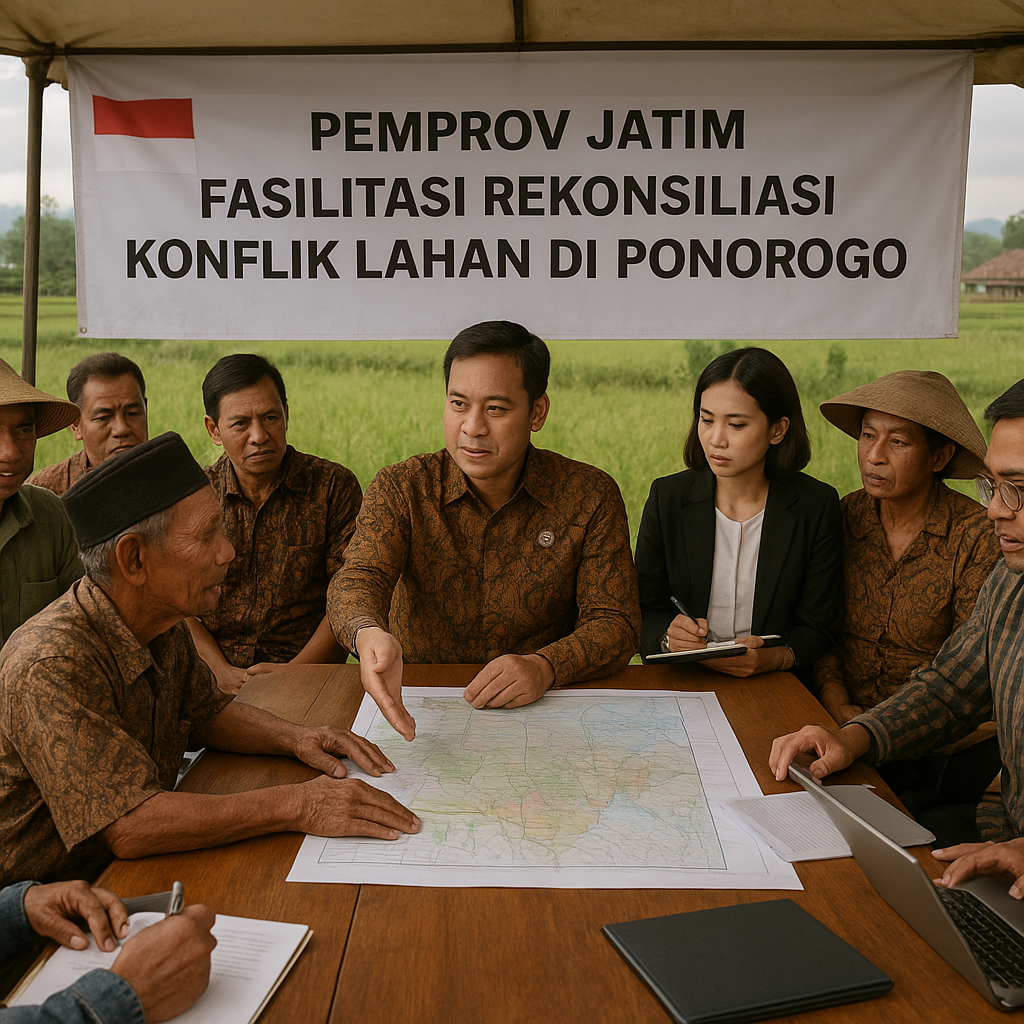 Pemprov Jatim Fasilitasi Rekonsiliasi Konflik Lahan di Ponorogo