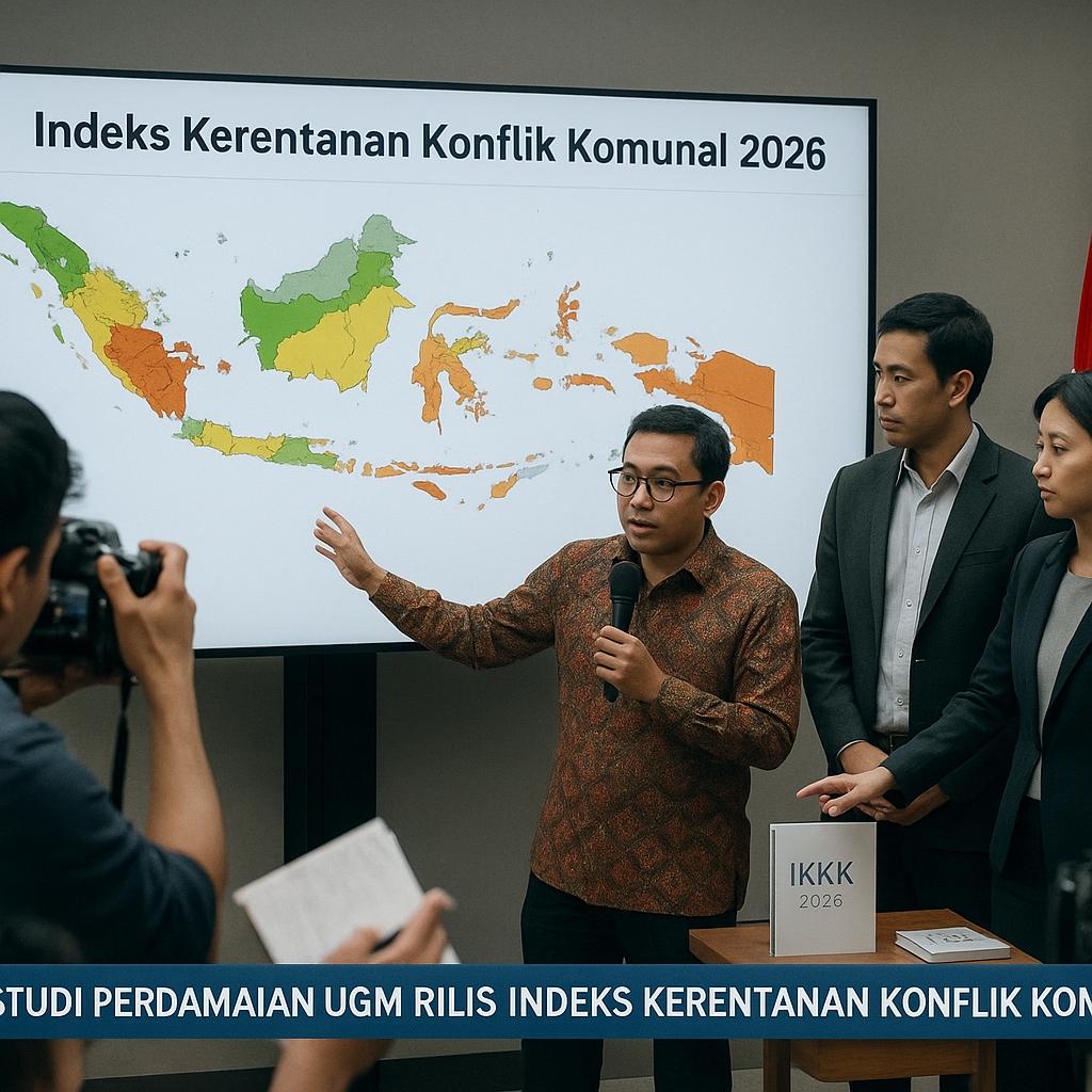 Pusat Studi Perdamaian UGM Rilis Indeks Kerentanan Konflik Komunal 2026