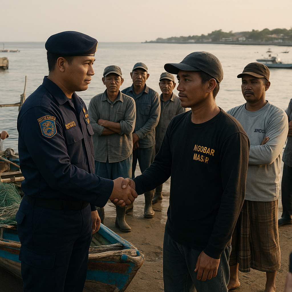 Satpolairud Polres Situbondo Redam Konflik Nelayan Jangkar dengan Ngobar Masir