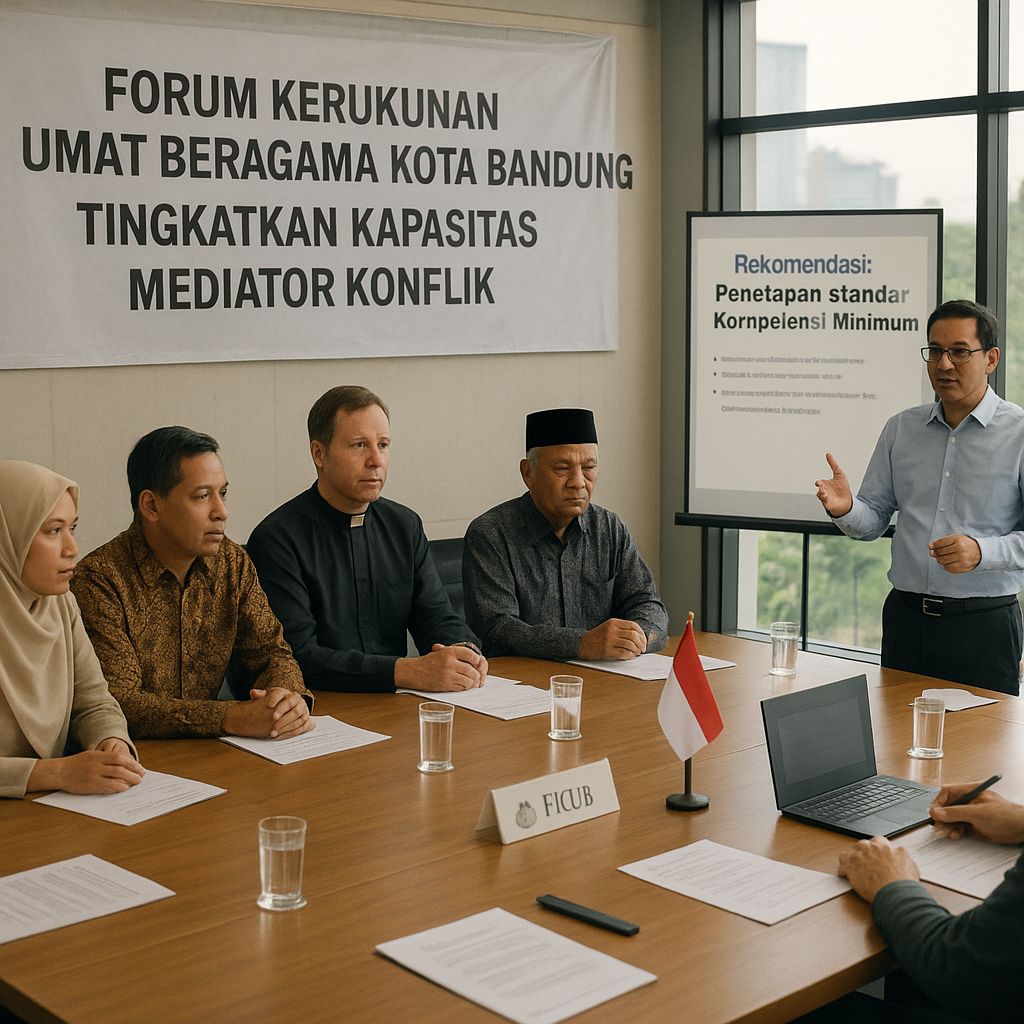 Forum Kerukunan Umat Beragama Kota Bandung Tingkatkan Kapasitas Mediator Konflik