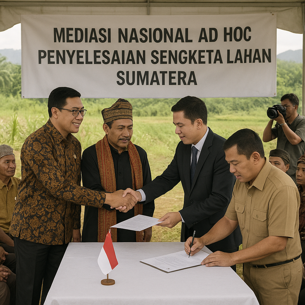 Pemerintah Dorong Mediasi Nasional untuk Selesaikan Sengketa Lahan di Sumatra