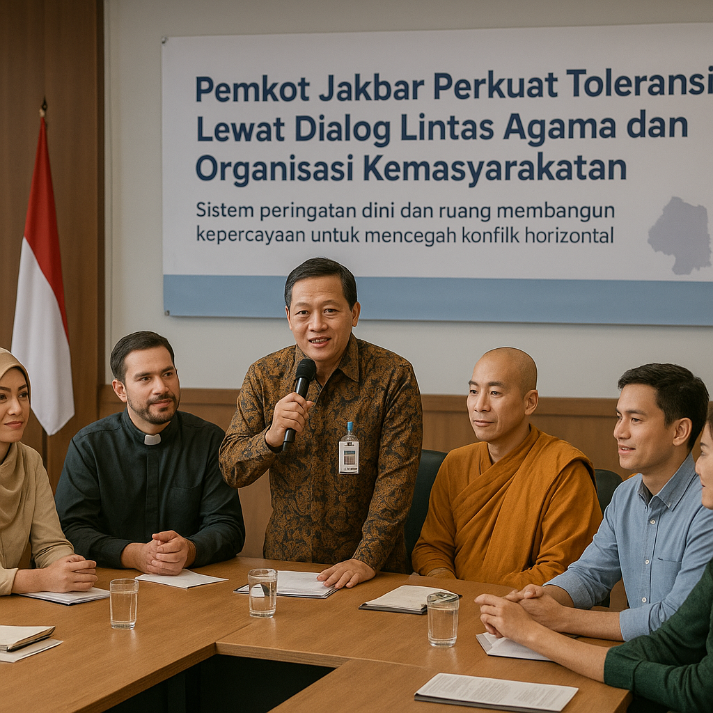 Pemkot Jakbar Perkuat Toleransi Lewat Dialog Lintas Agama dan Organisasi Kemasyarakatan