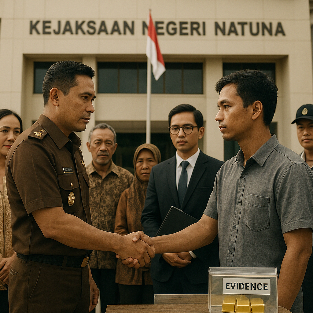 Kejari Natuna Hentikan Penuntutan Kasus Penadahan Emas Rp 4 Miliar Lewat Restorative Justice