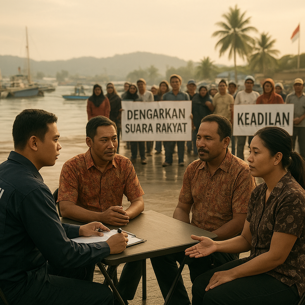Lewat Negosiasi Damai, Polisi Redam Aksi Warga di Kawasan Marina Manokwari
