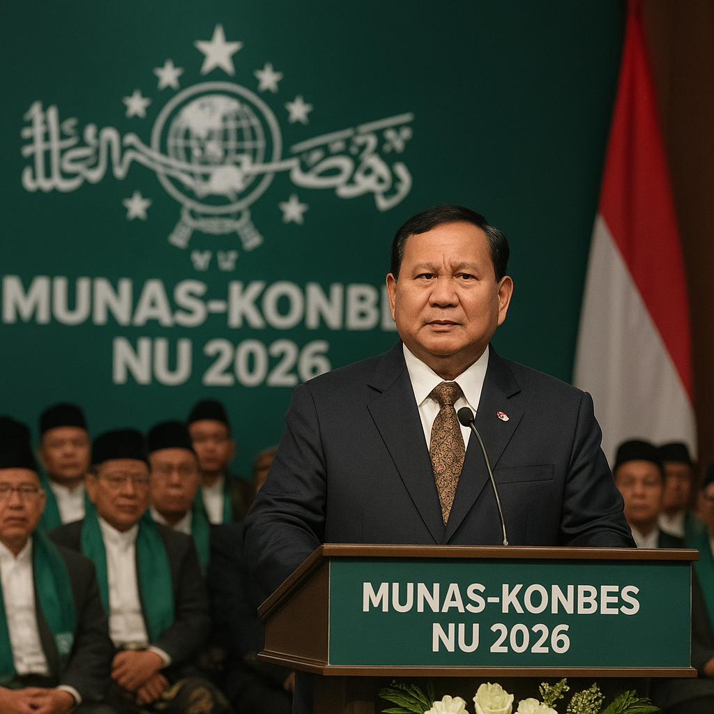 Di Penutupan Munas-Konbes NU 2026, Prabowo Sebut NU Pilar Stabilitas dan Penjaga Persatuan Bangsa