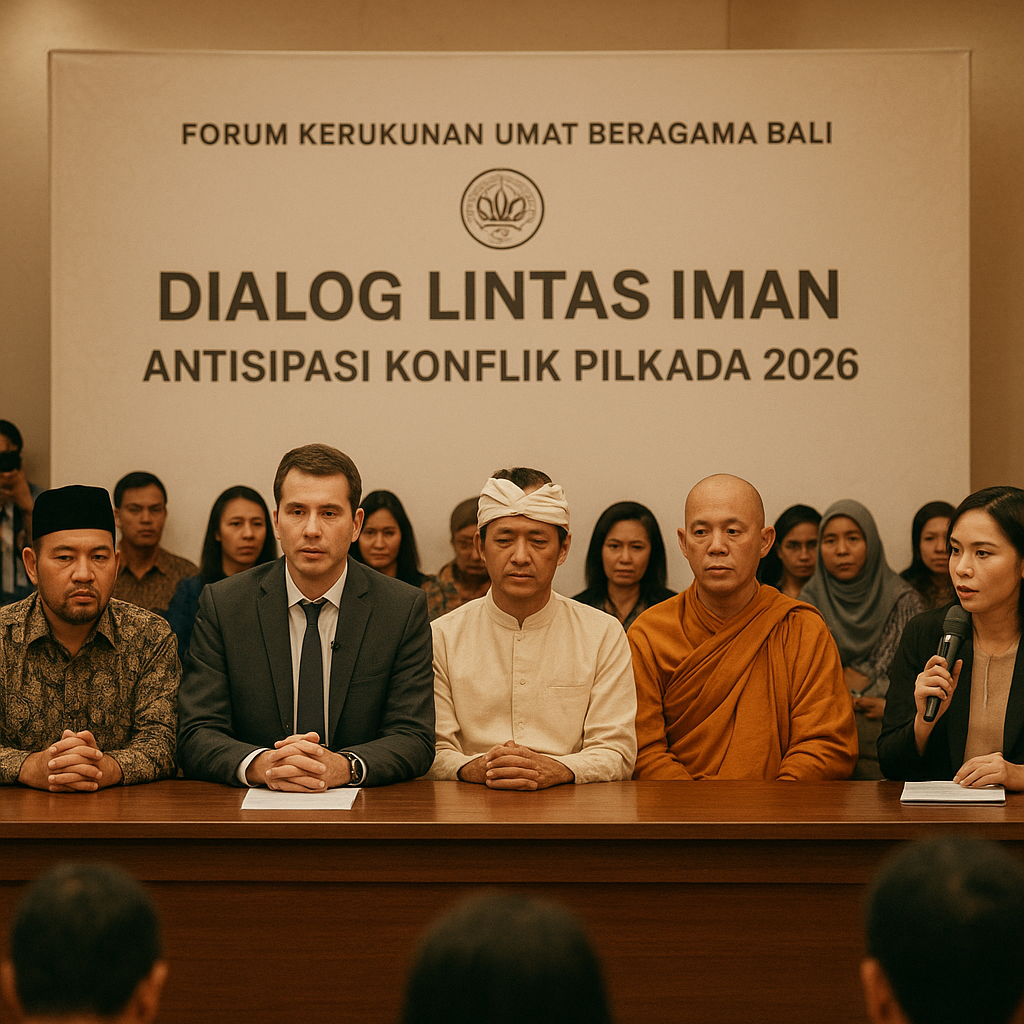 Forum Kerukunan Umat Beragama Bali Gelar Dialog Lintas Iman untuk Antisipasi Konflik Pilkada