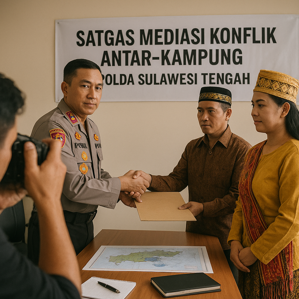 Polda Sulawesi Tengah Bentuk Satgas Mediasi Konflik Antar-Kampung Pasca Pemilu