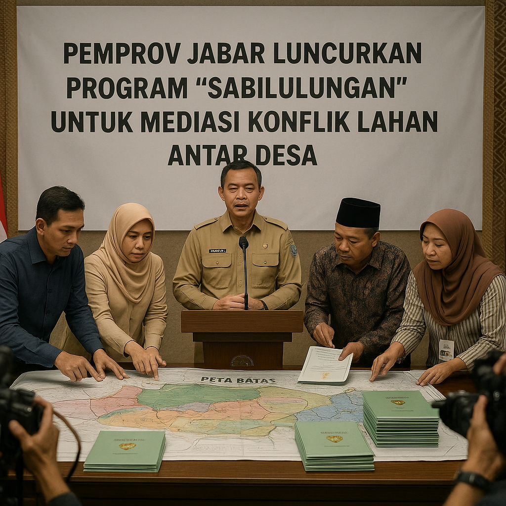Pemprov Jabar Luncurkan Program 'Sabilulungan' untuk Mediasi Konflik Lahan Antar Desa