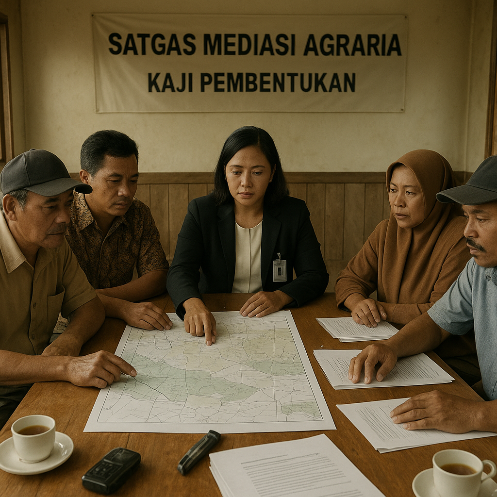 Pemerintah Kaji Pembentukan Satgas Mediasi Konflik Agraria di Daerah Rawan
