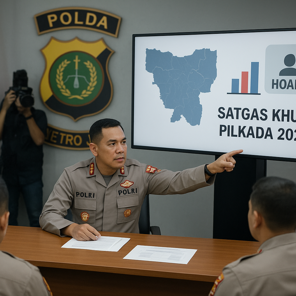 Polda Metro Jaya Bentuk Satgas Khusus Antisipasi Konflik Pilkada 2027