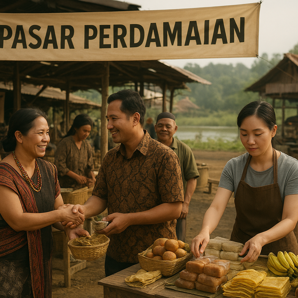 Membangun Pasar Perdamaian: Strategi Ekonomi untuk Meredam Konflik Etnis di Kalimantan Barat