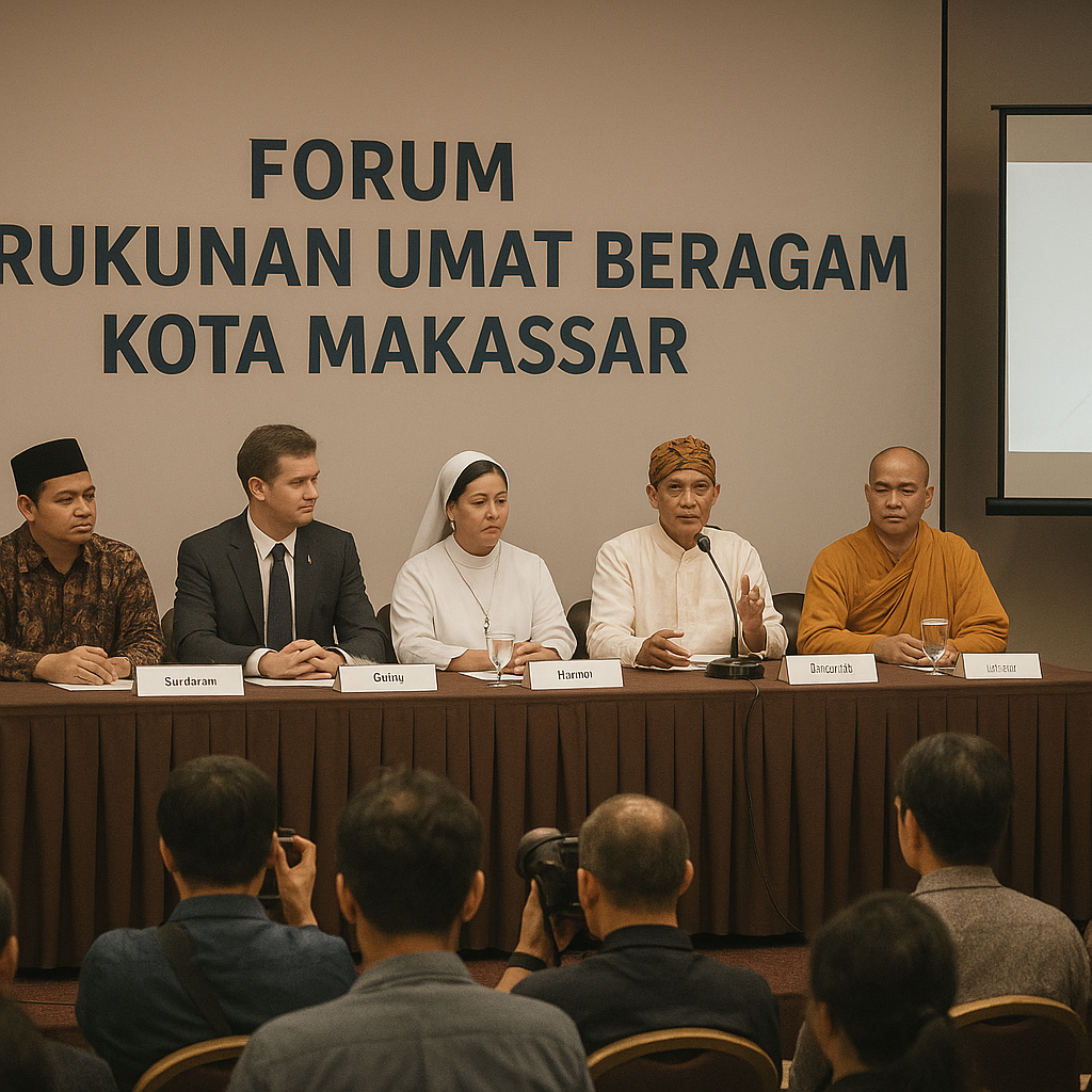 Forum Kerukunan Umat Beragama Kota Makassar Gelar Dialog Lintas Iman Bahas Isu Radikalisme