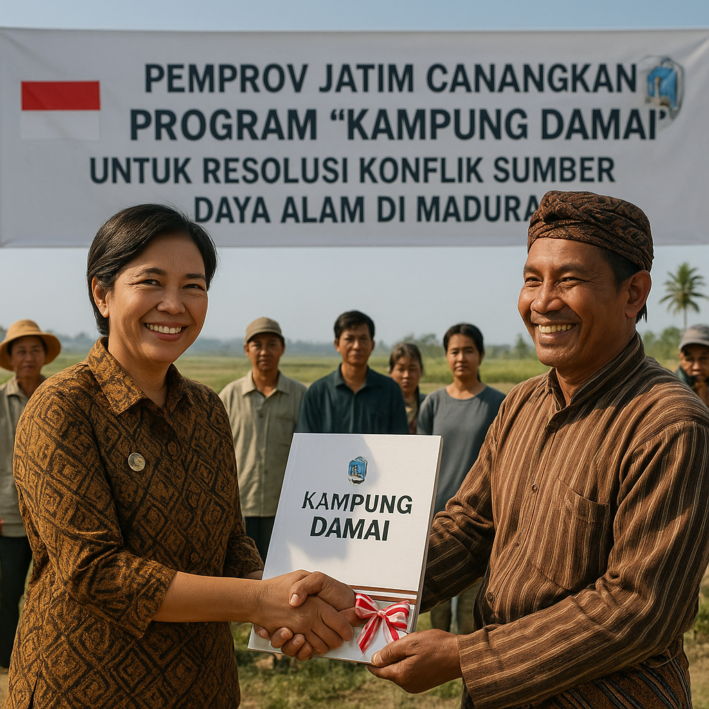 Pemprov Jatim Canangkan Program "Kampung Damai" untuk Resolusi Konflik Sumber Daya Alam di Madura