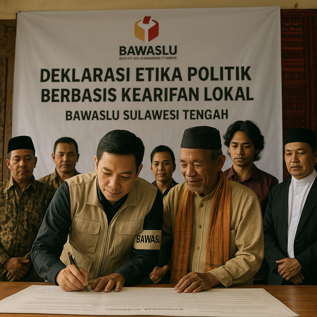Pasca-Konflik Pilkada, Bawaslu Sulawesi Tengah Dorong Deklarasi Etika Politik Berbasis Kearifan Lokal
